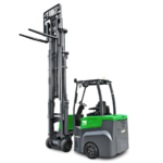 MJD25 Articulated Lithium Forklift / 4 Stage Quad Mast