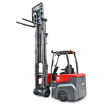 MJD25 Articulated Lithium Forklift / 4 Stage Quad Mast