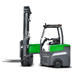 MJD25 Articulated Lithium Forklift / 4 Stage Quad Mast