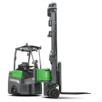 MJD25 Articulated Lithium Forklift / 4 Stage Quad Mast