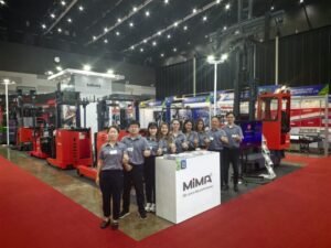 MiMA Team at TiLOG stand