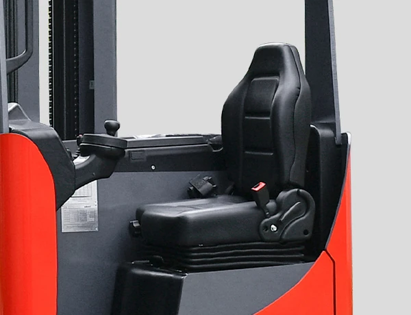 Comfortable seating helps reduce operator fatigue during long working shifts.