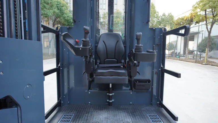 Open cabin design provides excellent visibility and easy access for efficient daily operation.