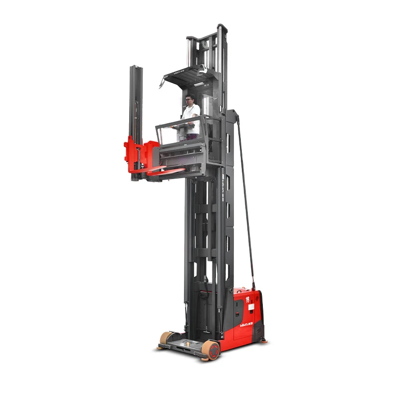 1.6T Man-up Turret Truck Electric 3-way Pallet Stacker MCC16U