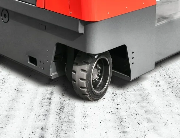 Tire design provides stable support and smooth travel during daily handling operations.