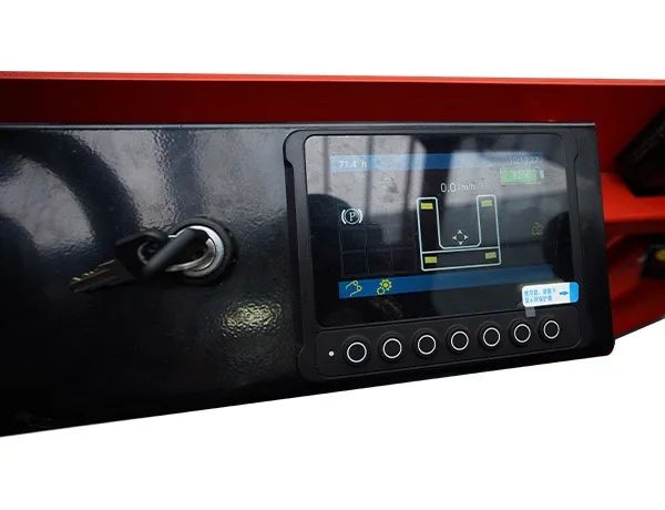 Clear real-time information helps the operator monitor truck status and operate more efficiently.