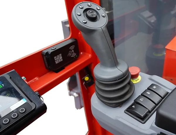 Ergonomic multi-function controls enable convenient and precise operation of key truck functions.