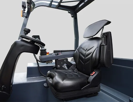 Comfortable seating provides stable support and helps reduce fatigue during extended operation.