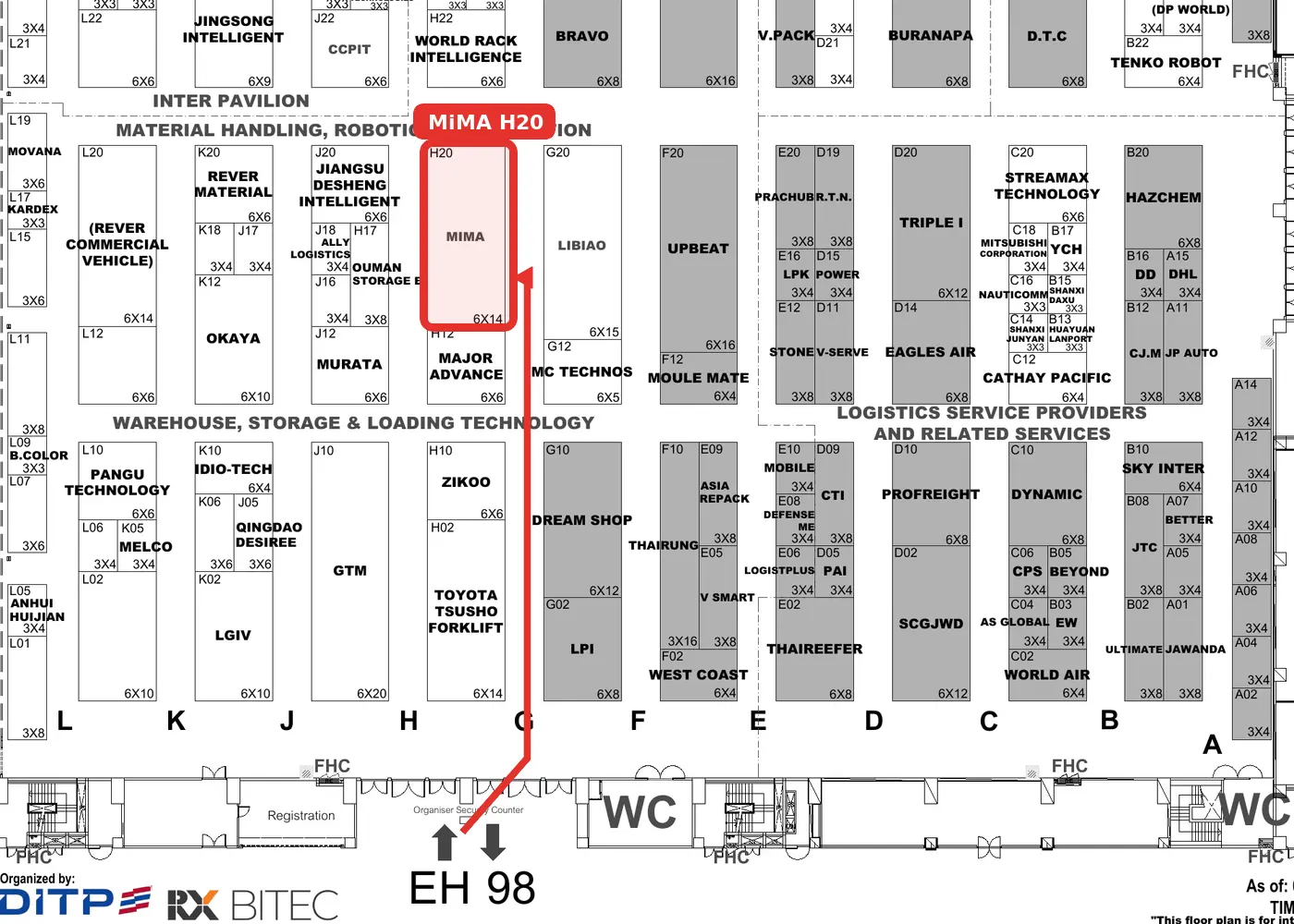 booth location map